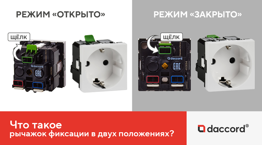 Рассказываем о рычажке фиксации в двух положениях