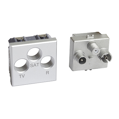 AXL Розетка TV-R-SAT звезда 2м