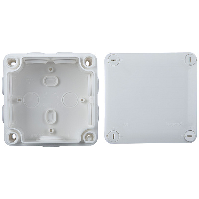 PlexoКор.IP55 105х105х55мм бел