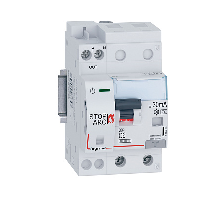УЗД 1P+N C6 10кА 30mA с АВДТ