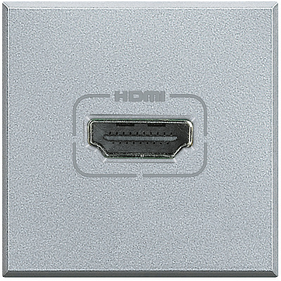 Axolute HDMI разъем, цвет алюминий