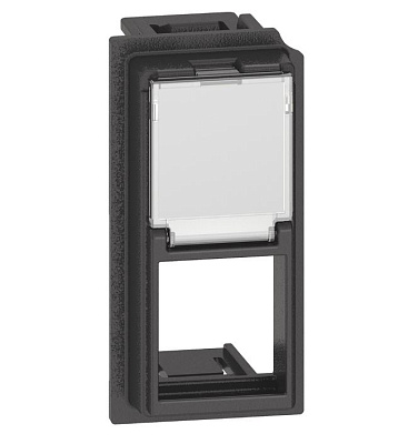 LN Адапт.RJ45 Keystone 1М ЧРН