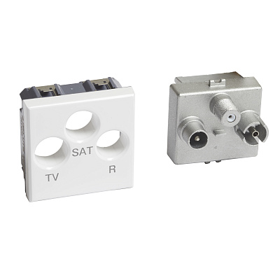 AXL Розетка TV-R-SAT звезда 2м